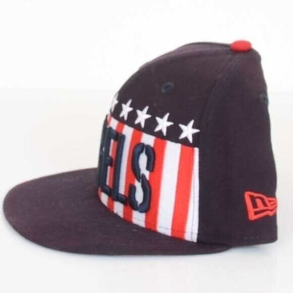 New Era 59Fifty Los Angeles Angels MLB Stars Stripes Limited Edition Fitted Hat - Picture 6 of 8